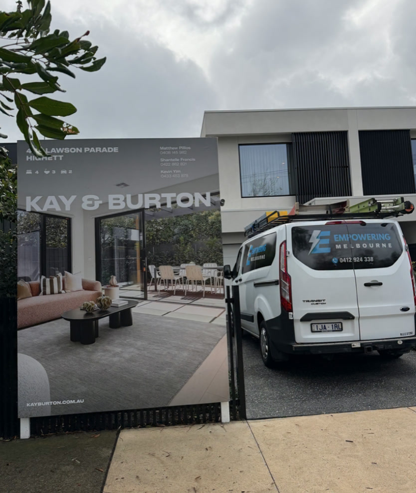 Empowering Melbourne van at a rental property for a landlord electrical safety check